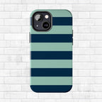 Navy and Teal Phone Case