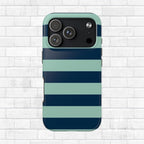 Navy and Teal Phone Case
