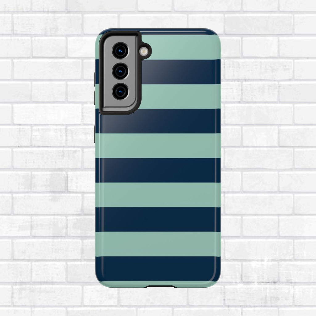 Navy and Teal Phone Case