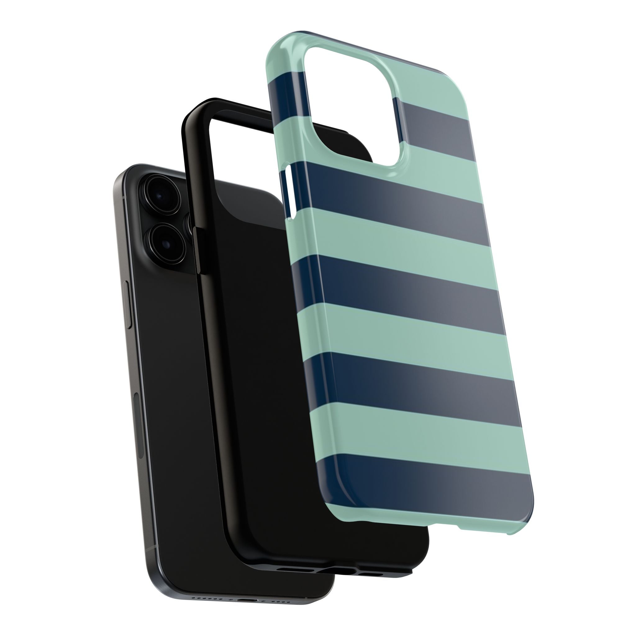 Navy and Teal Phone Case