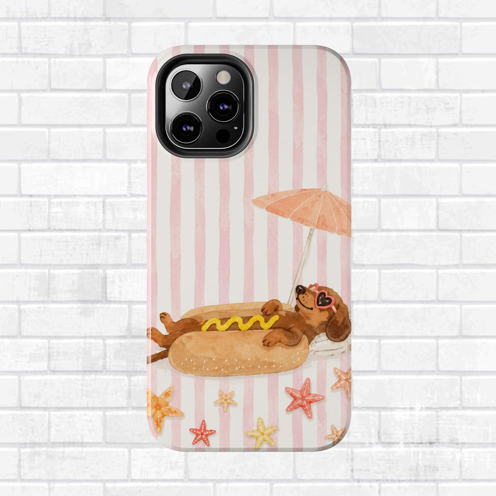 Chillin Dashshund Phone Case