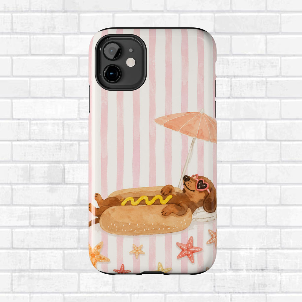 Chillin Dashshund Phone Case