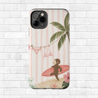 Pink Curious George Phone Case