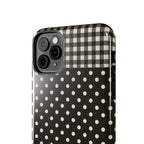 Mixed Patterns Polka Dots/Strips Phone Case