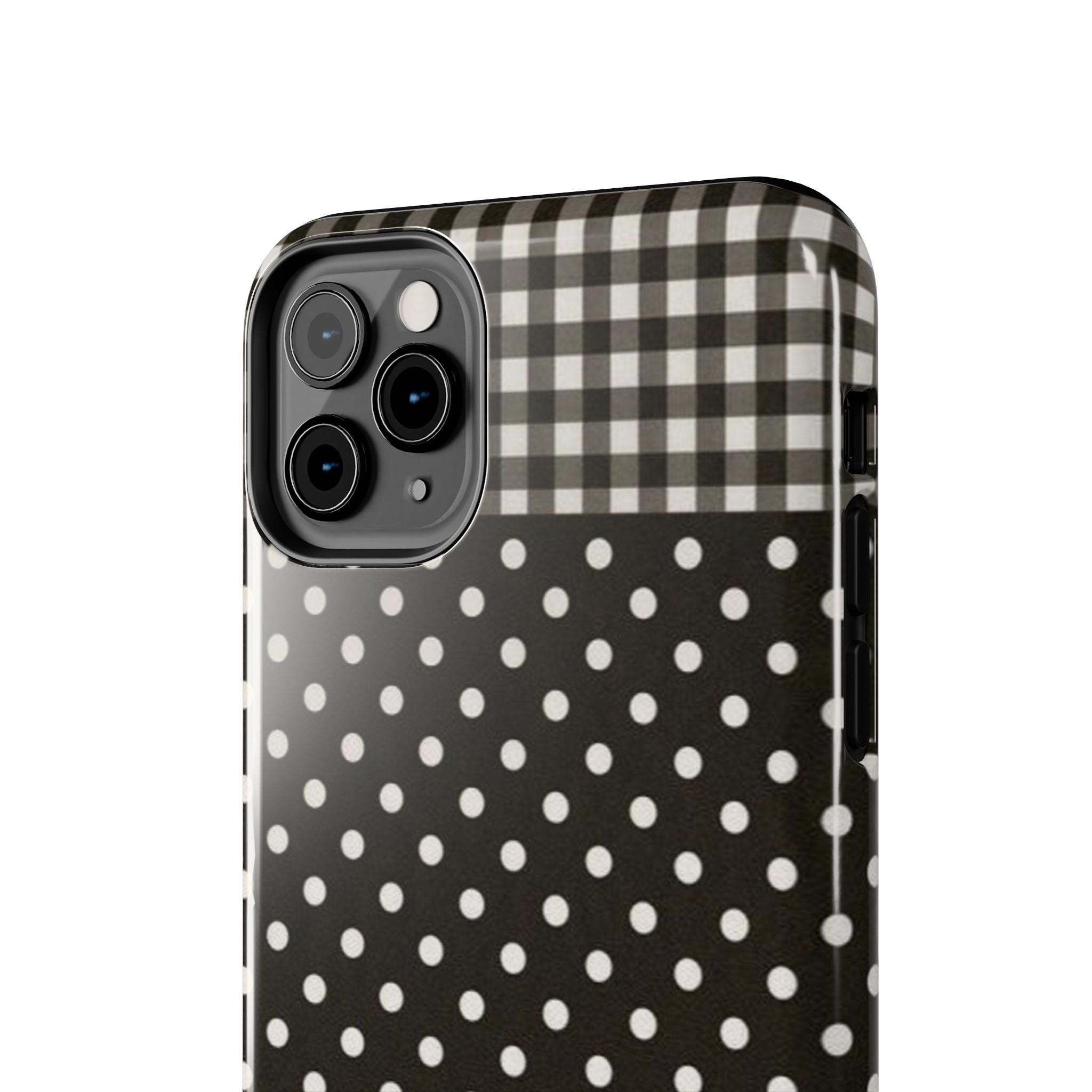 Mixed Patterns Polka Dots/Strips Phone Case