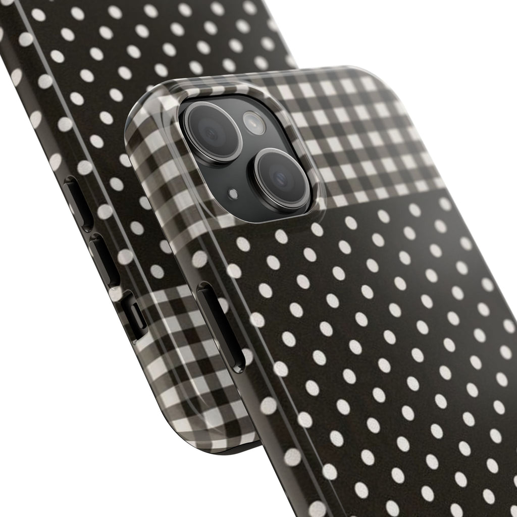 Mixed Patterns Polka Dots/Strips Phone Case