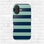 Navy and Teal Phone Case