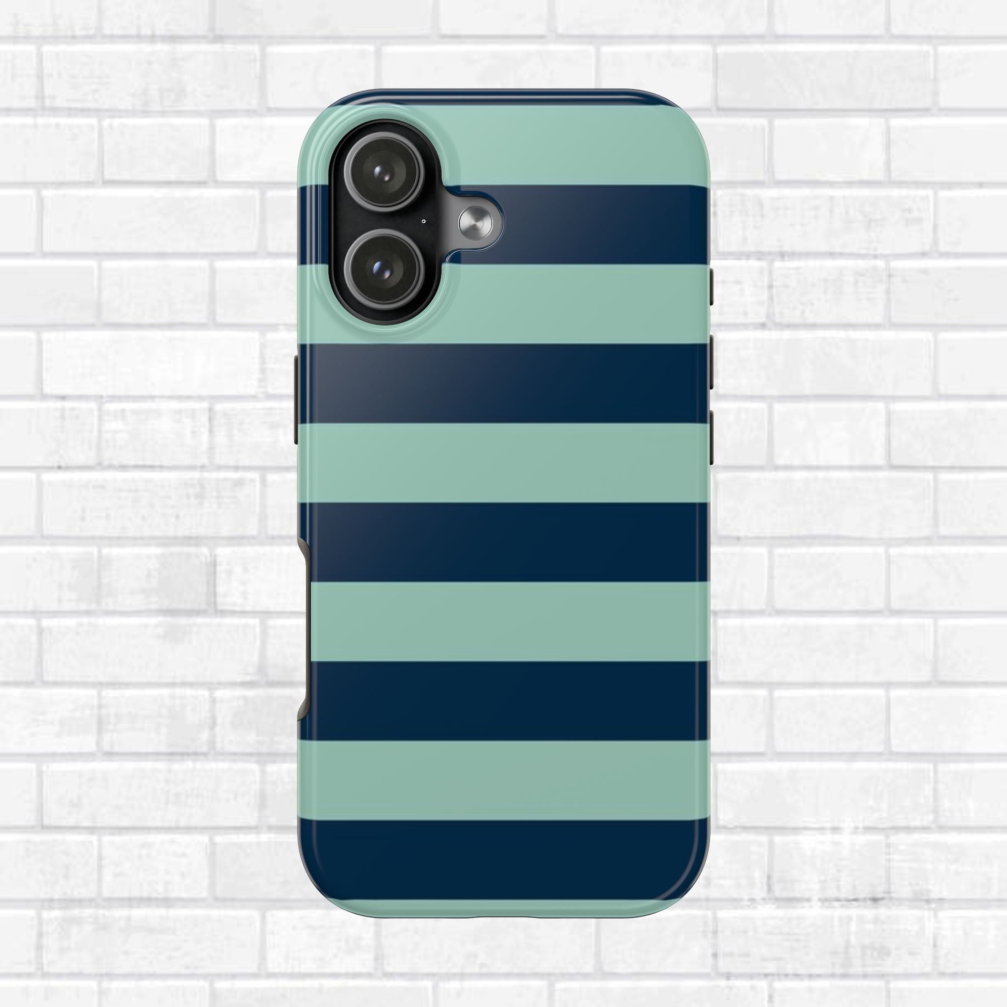 Navy and Teal Phone Case