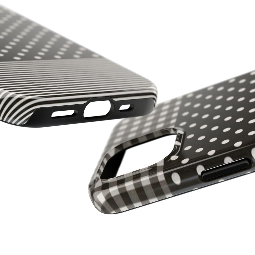 Mixed Patterns Polka Dots/Strips Phone Case