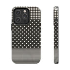 Mixed Patterns Polka Dots/Strips Phone Case