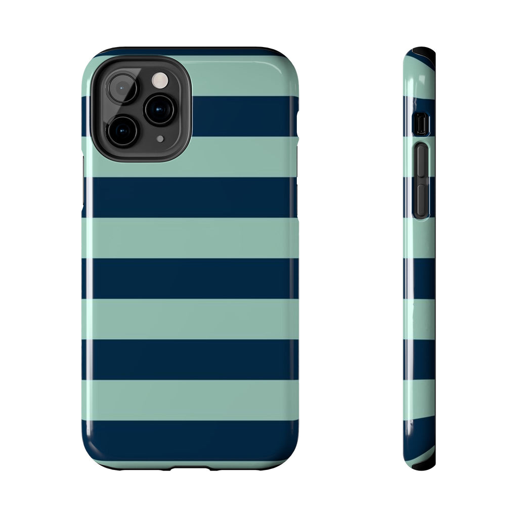 Navy and Teal Phone Case
