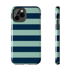 Navy and Teal Phone Case