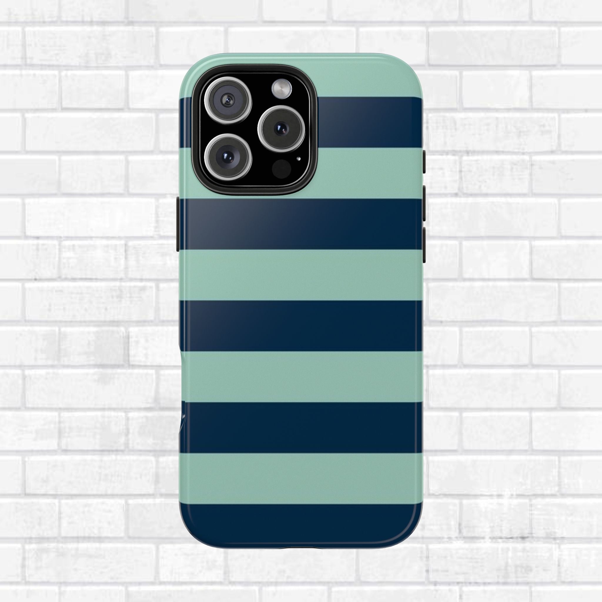 Navy and Teal Phone Case