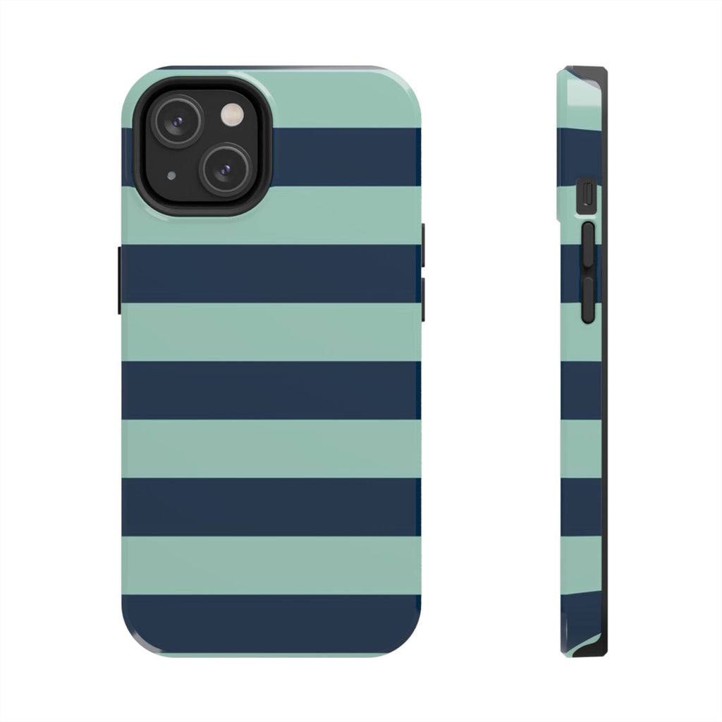 Navy and Teal Phone Case