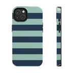 Navy and Teal Phone Case