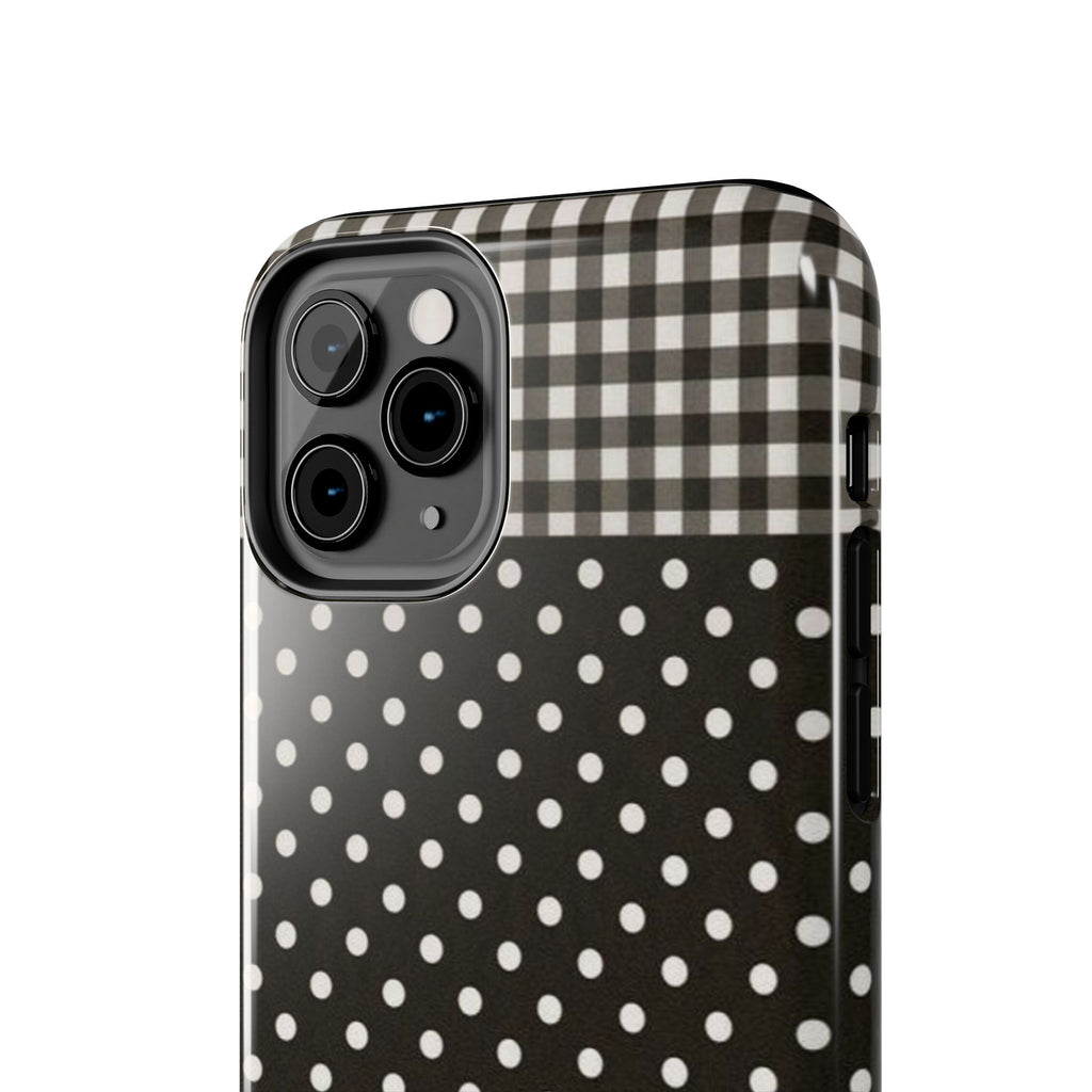 Mixed Patterns Polka Dots/Strips Phone Case