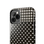 Mixed Patterns Polka Dots/Strips Phone Case