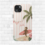 Pink Curious George Phone Case