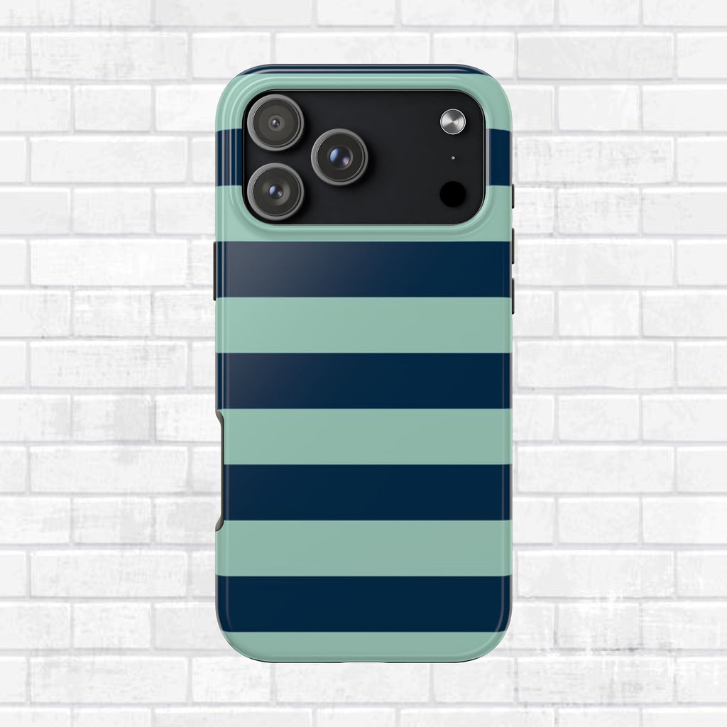 Navy and Teal Phone Case