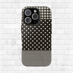 Mixed Patterns Polka Dots/Strips Phone Case