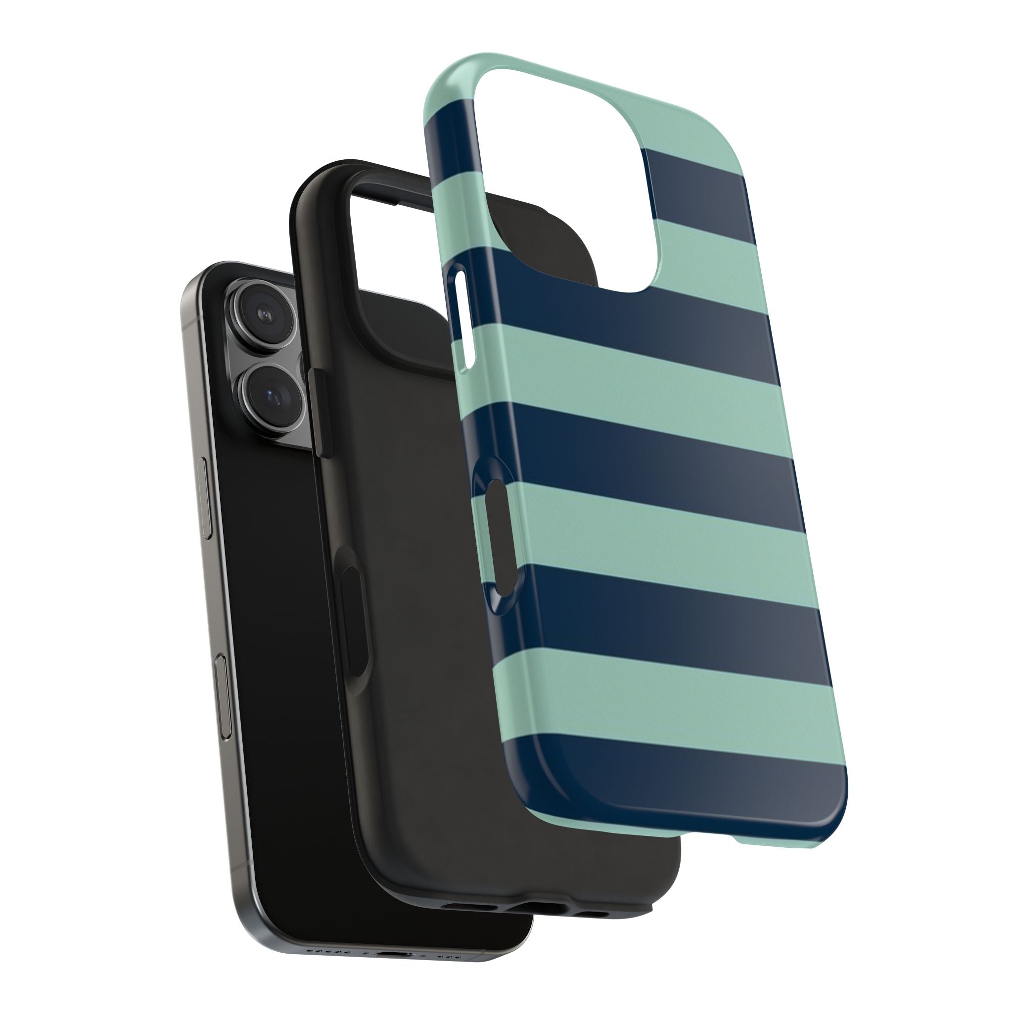 Navy and Teal Phone Case