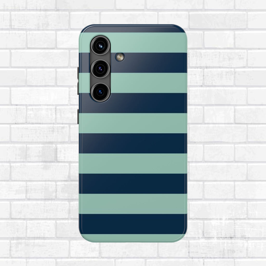Navy and Teal Phone Case