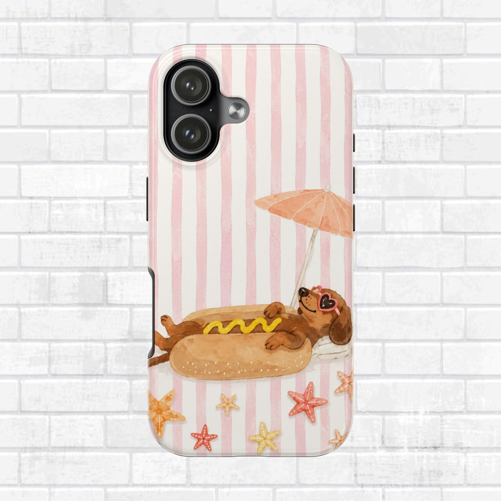 Chillin Dashshund Phone Case