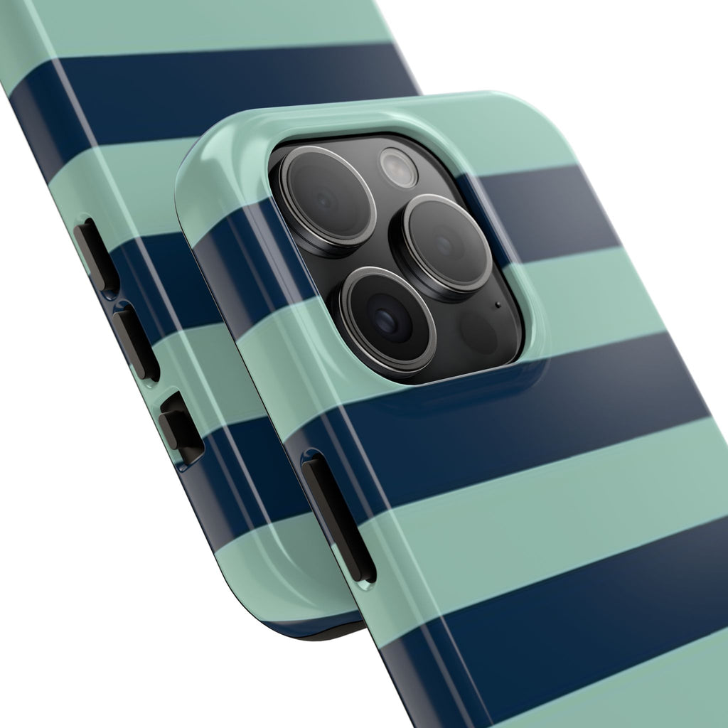 Navy and Teal Phone Case