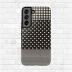 Mixed Patterns Polka Dots/Strips Phone Case