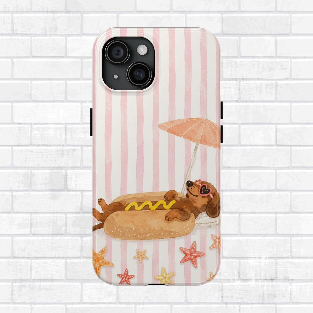 Chillin Dashshund Phone Case