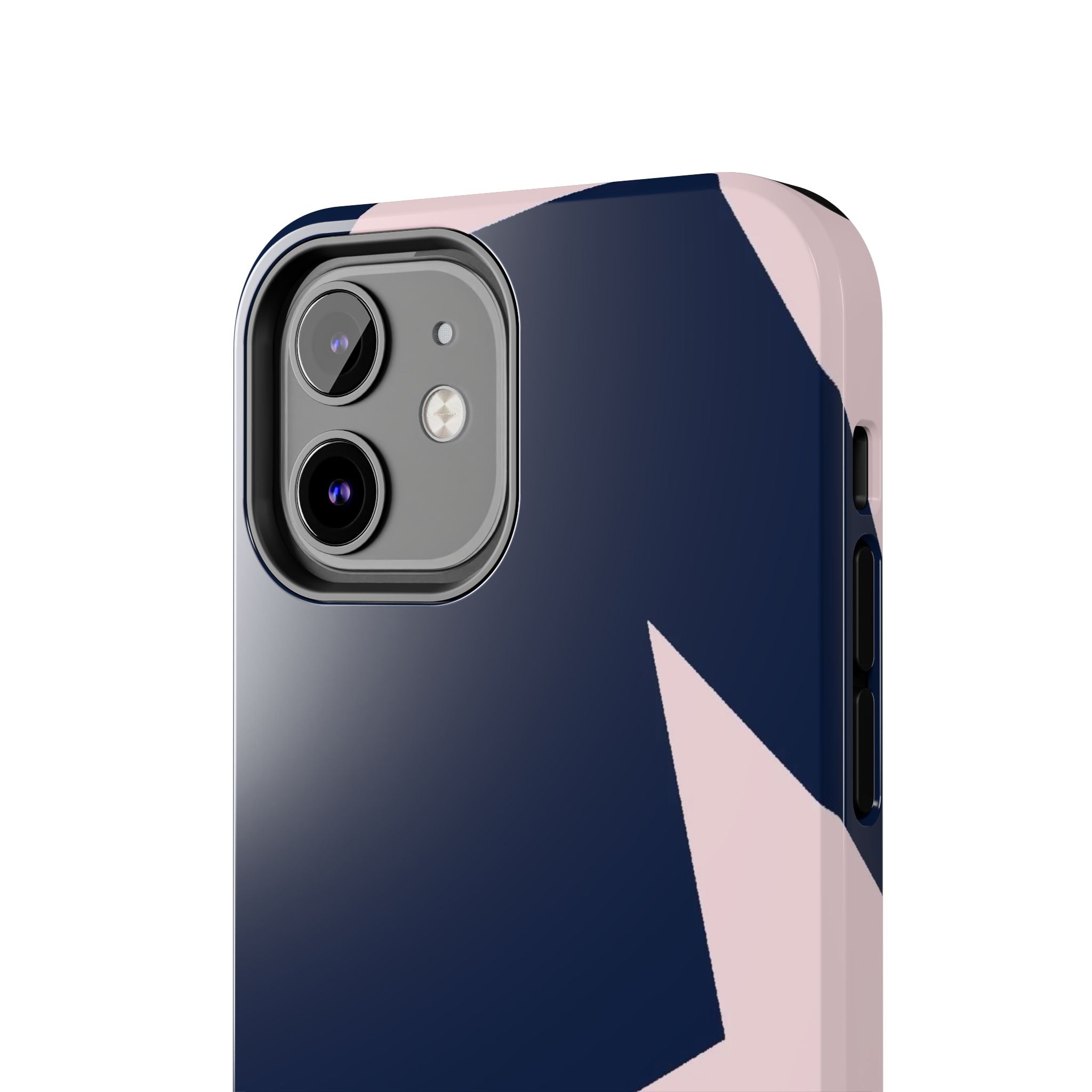 Navy Light Pink Stars Phone Case
