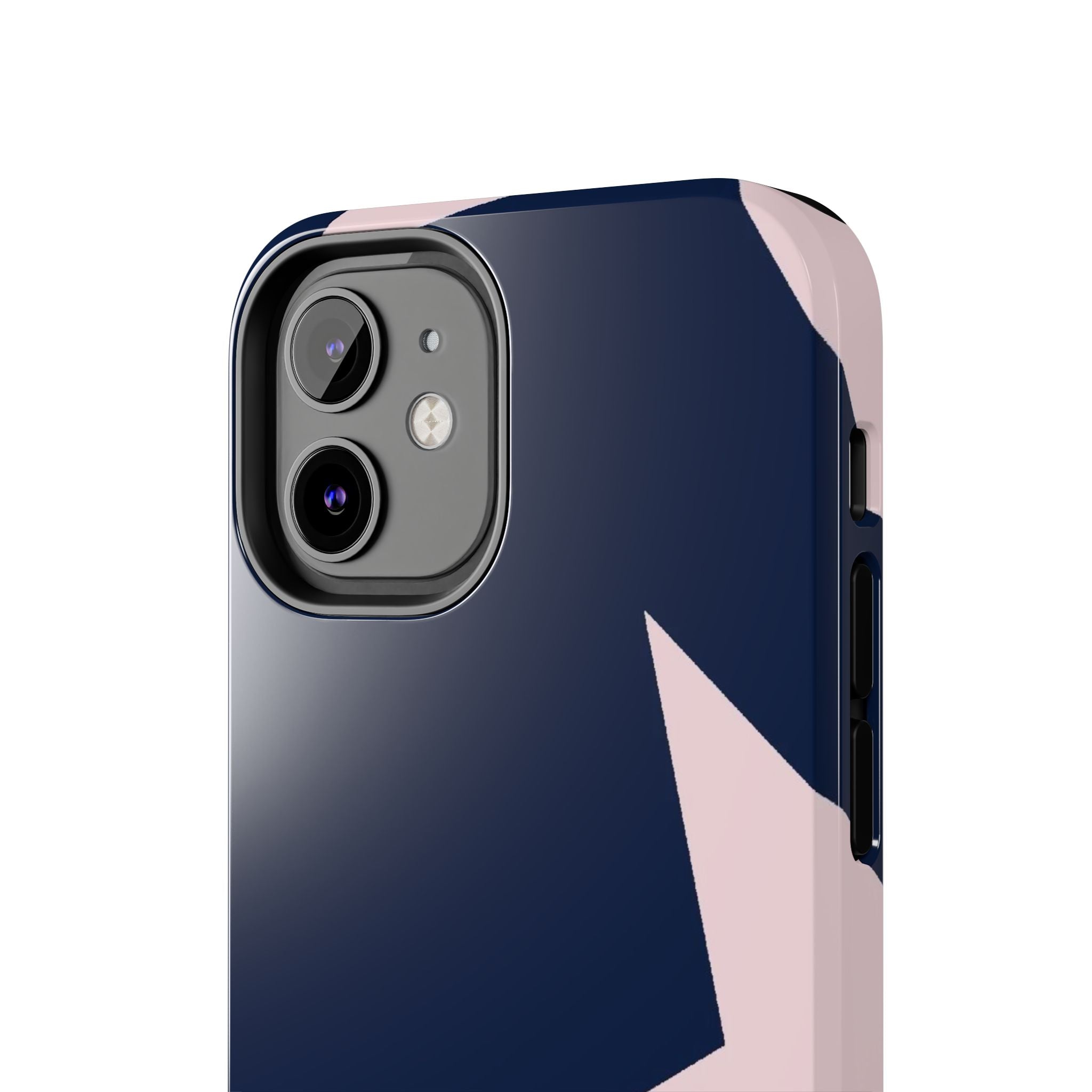 Navy Light Pink Stars Phone Case