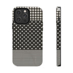 Mixed Patterns Polka Dots/Strips Phone Case