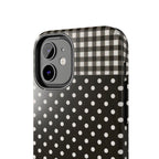 Mixed Patterns Polka Dots/Strips Phone Case