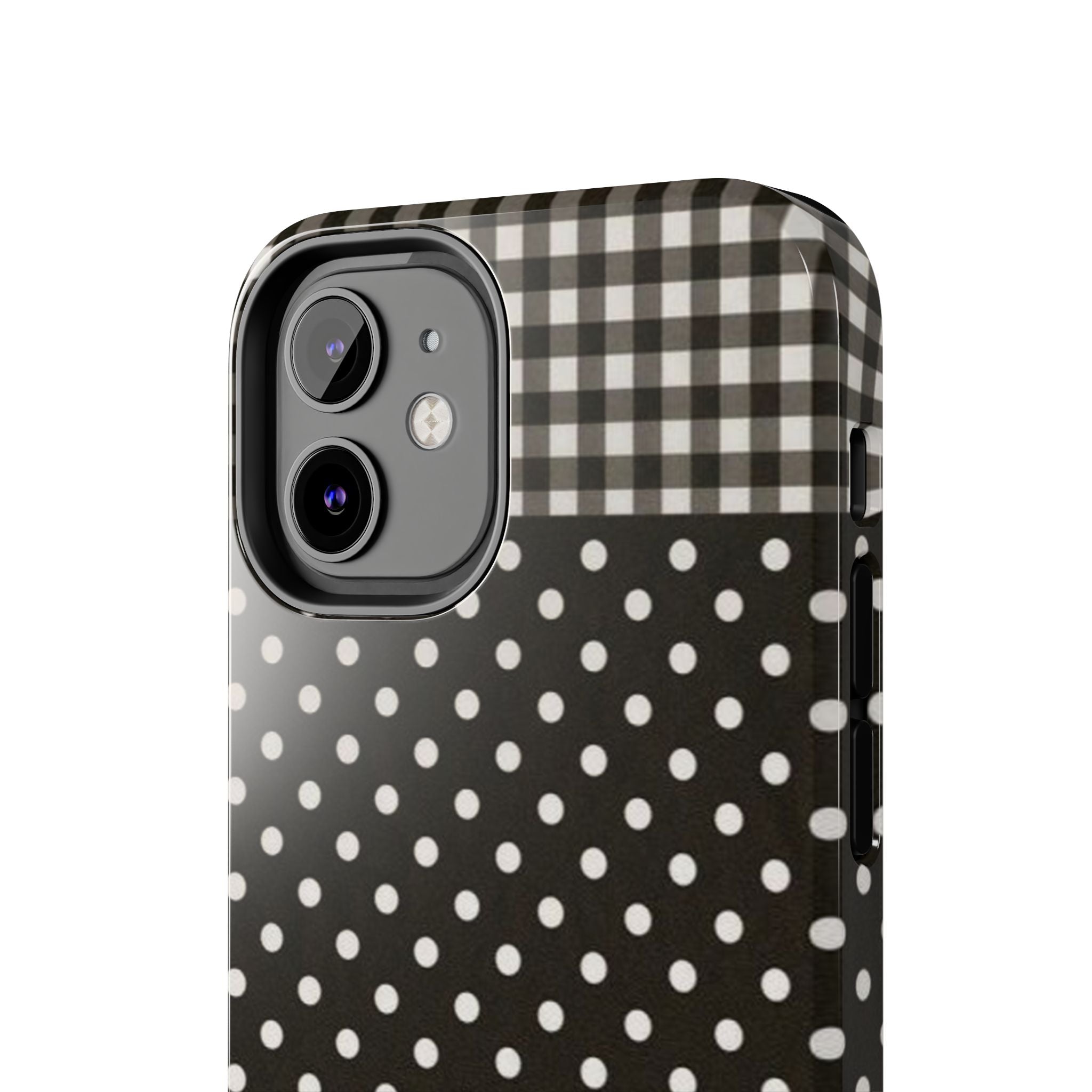 Mixed Patterns Polka Dots/Strips Phone Case