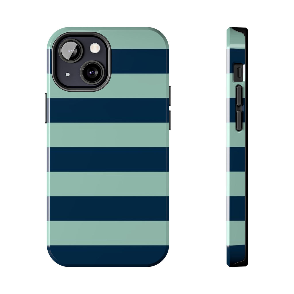 Navy and Teal Phone Case