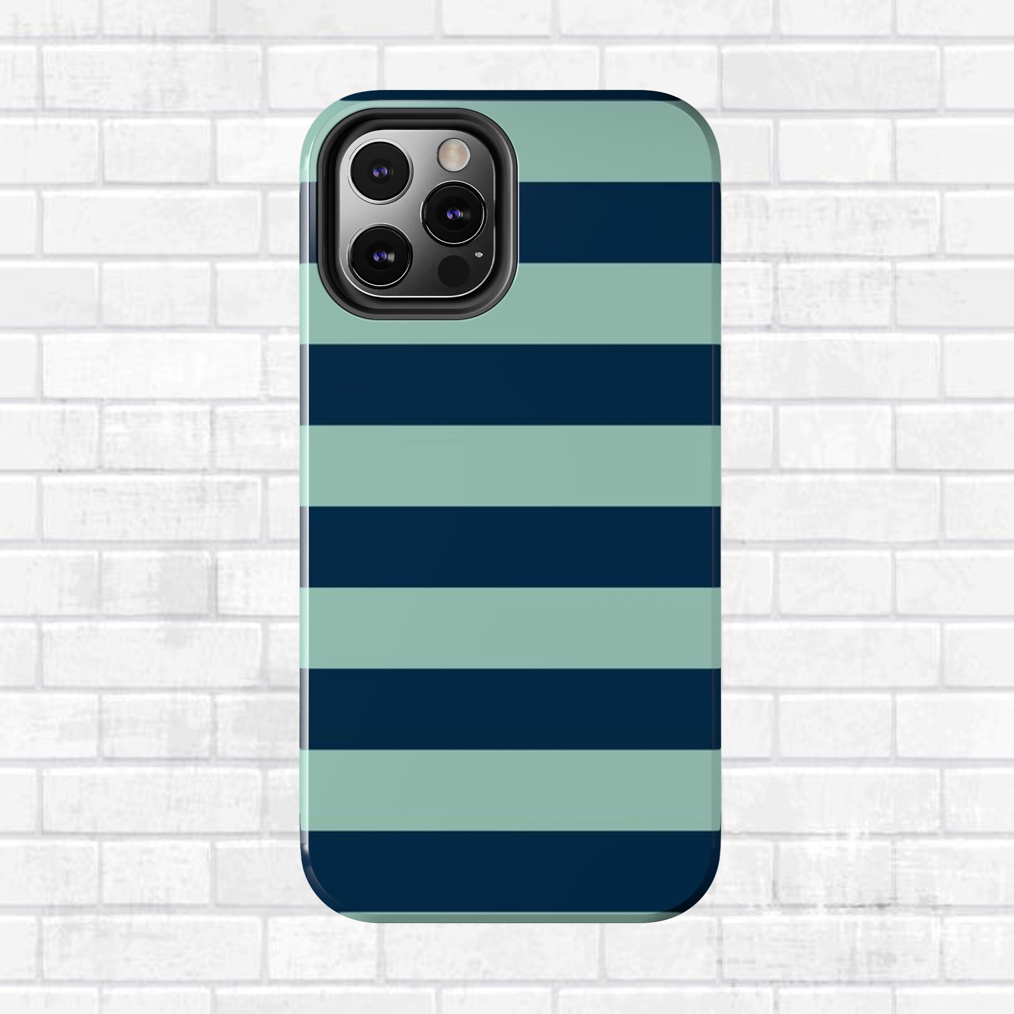 Navy and Teal Phone Case