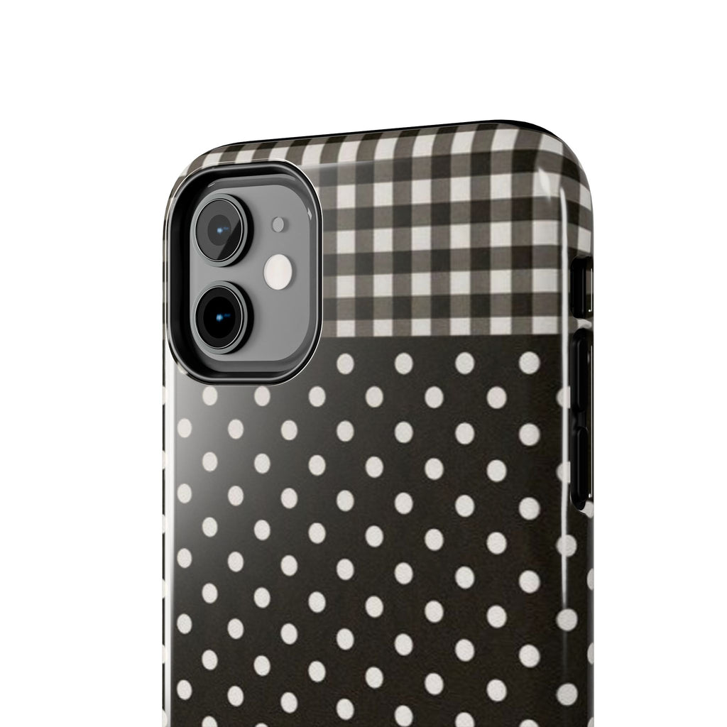 Mixed Patterns Polka Dots/Strips Phone Case