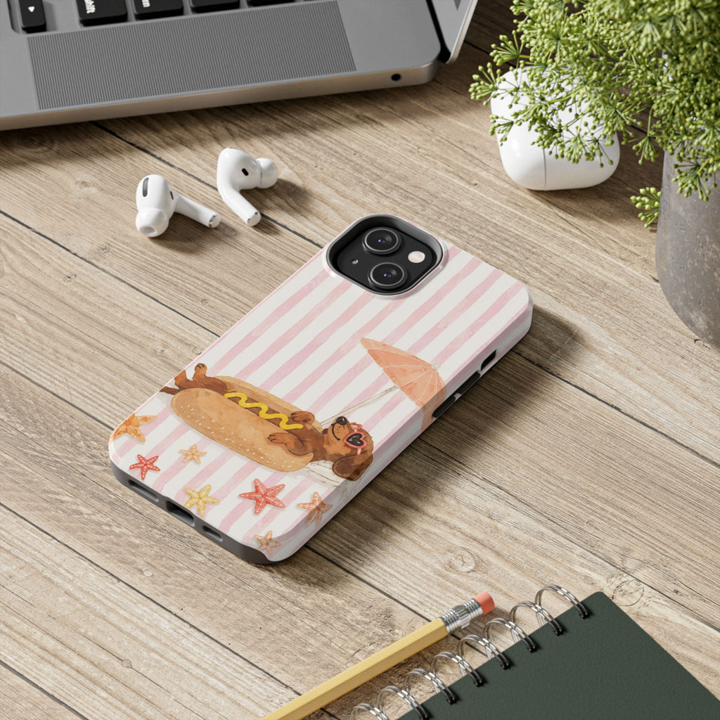 Chillin Dashshund Phone Case