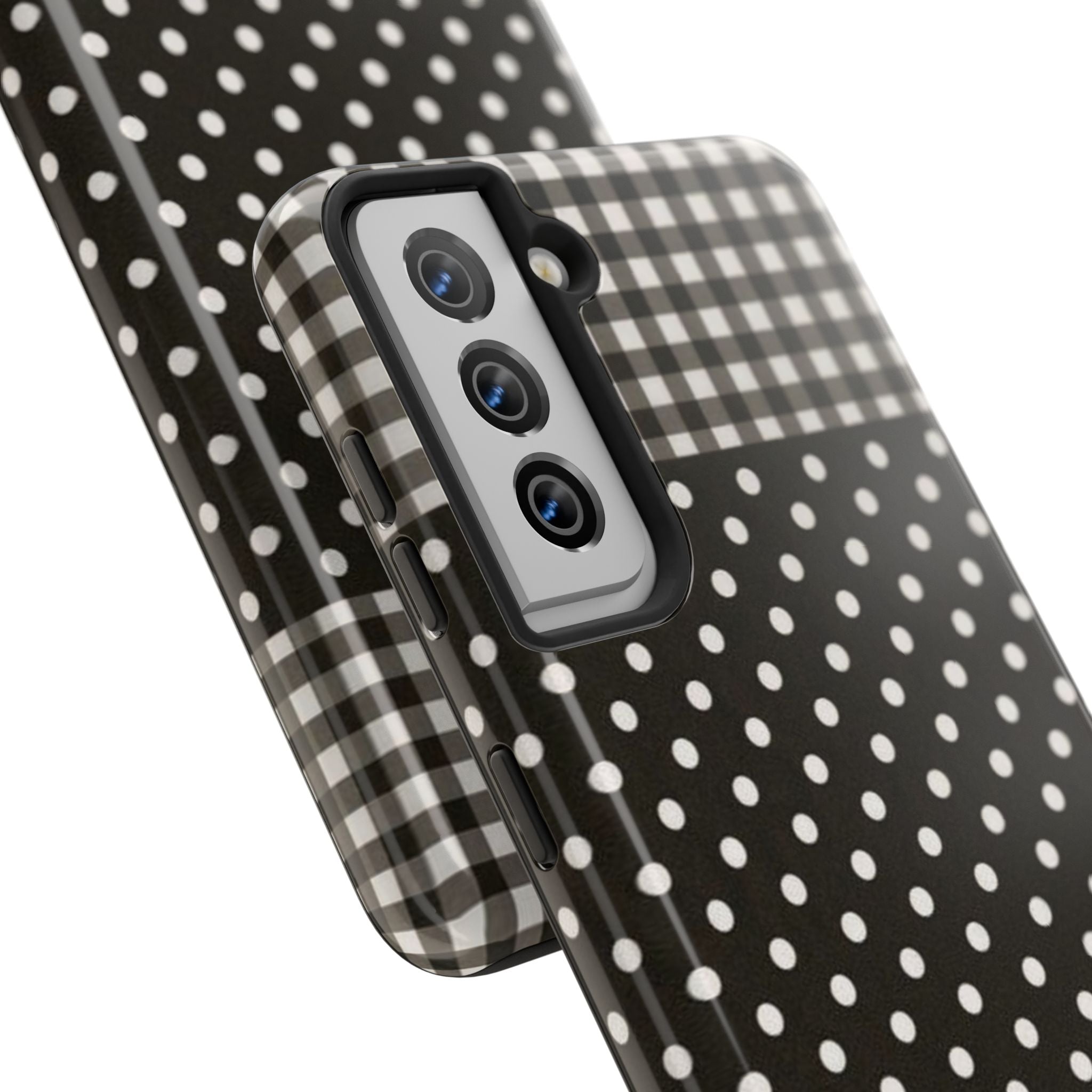 Mixed Patterns Polka Dots/Strips Phone Case