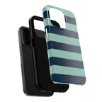 Navy and Teal Phone Case