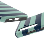 Navy and Teal Phone Case