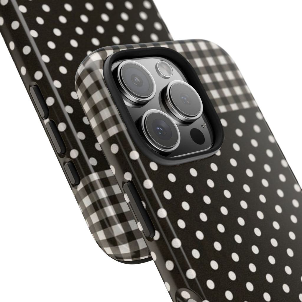 Mixed Patterns Polka Dots/Strips Phone Case