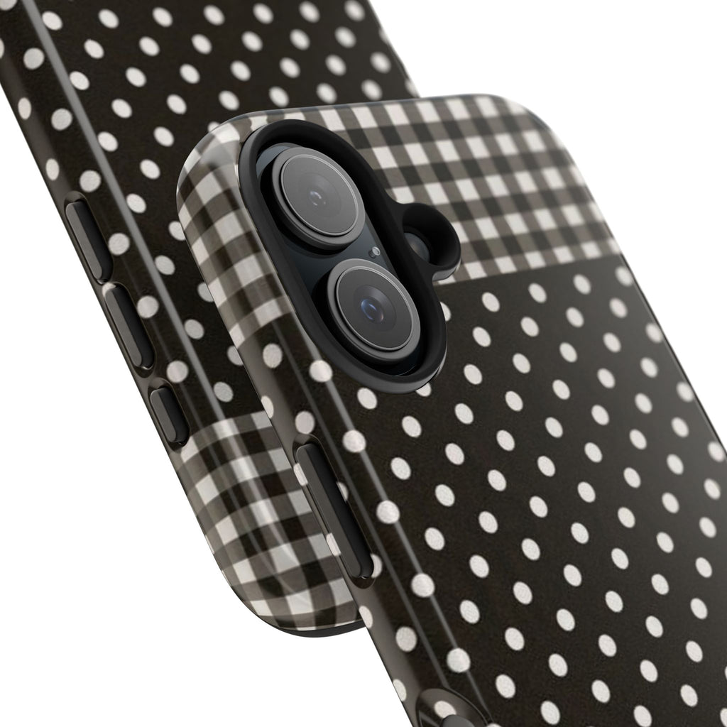 Mixed Patterns Polka Dots/Strips Phone Case
