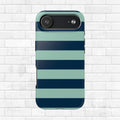 Navy and Teal Phone Case