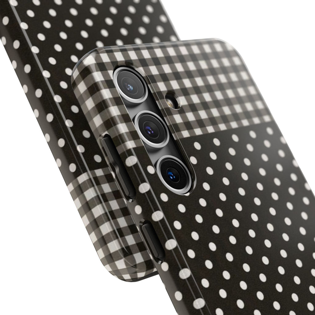 Mixed Patterns Polka Dots/Strips Phone Case