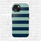 Navy and Teal Phone Case