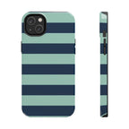 Navy and Teal Phone Case