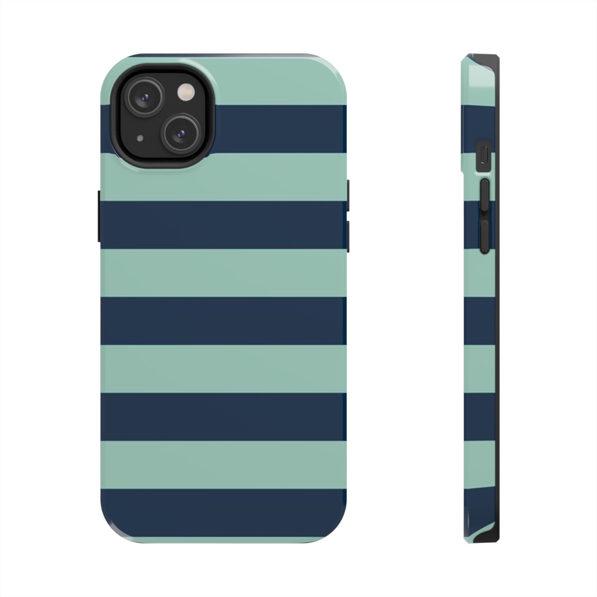 Navy and Teal Phone Case
