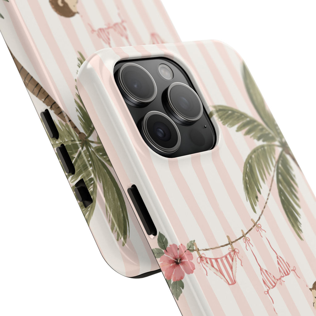 Pink Curious George Phone Case